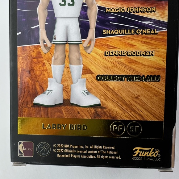 Larry Bird Boston Celtics Funko Vinyl Gold 5" - Picture 9 of 9